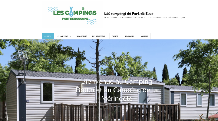 Le site des campings de la ville fait peau neuve !