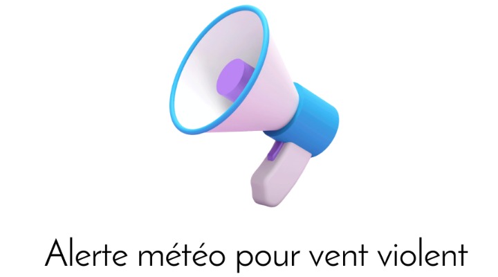 ALERTE METEO VENT VIOLENT