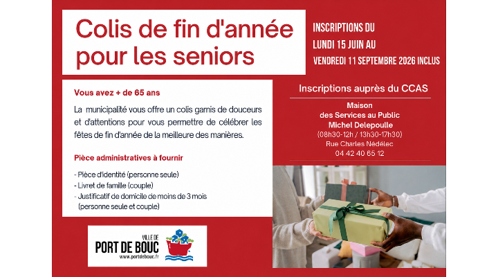 INSCRIPTIONS COLIS SENIORS