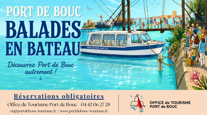 08/07 au 30/08 : Balades en bateau
