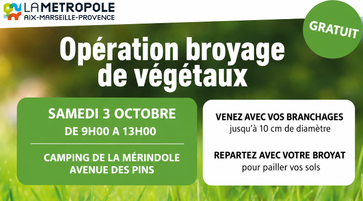 OPERATION DE BROYAGE DES DECHETS VERTS