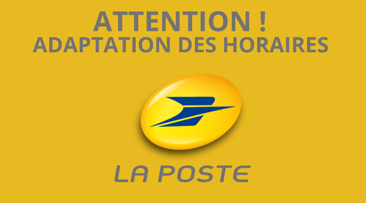 Adaptation des horaires du bureau de poste de Port de Bouc
