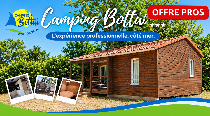 NOUVEAUTE - Une offre pour les professionnels au camping Bottaï ***