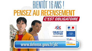 Recensement militaire 2ème trimestre 2025 : dès 16 ans