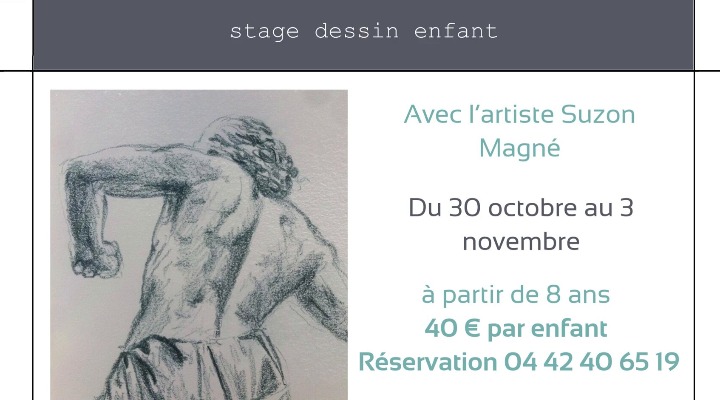 STAGE DE DESSIN AU CENTRE D'ART FERNAND LEGER du 30/10 au 3/11